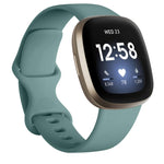 For Fitbit Versa 3 / Sense Silicone Replacement Strap Watchband, Size: S, Size: S