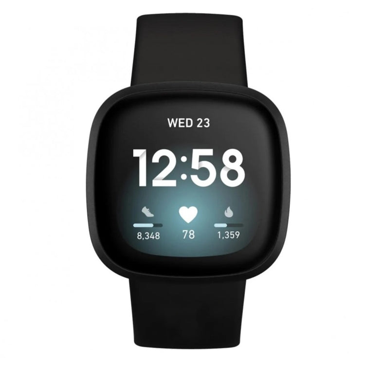 For Fitbit Versa 3 / Sense Silicone Replacement Strap Watchband, Size: S, Size: S
