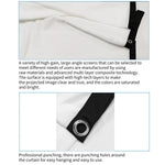 Rèm phim máy chiếu polyester mỏng gập đơn giản, 60 inch (16:9) Diện tích chiếu: 132x75cm, 60 inch (4:3) Diện tích chiếu: 120x90cm, 72 inch (16:9) Diện tích chiếu: 159x90cm, 72 inch (4:3) Diện tích chiếu: 146x110cm