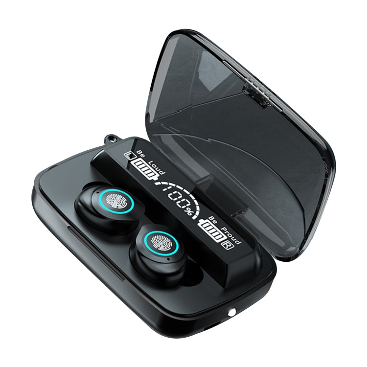 Tai nghe Bluetooth không dây chống nước M17 Bluetooth 5.1 màn hình LED cảm ứng kèm hộp sạc, M17