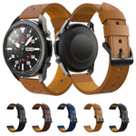 Dây da thật thay thế lỗ tròn cho Samsung Galaxy Watch 3 45mm