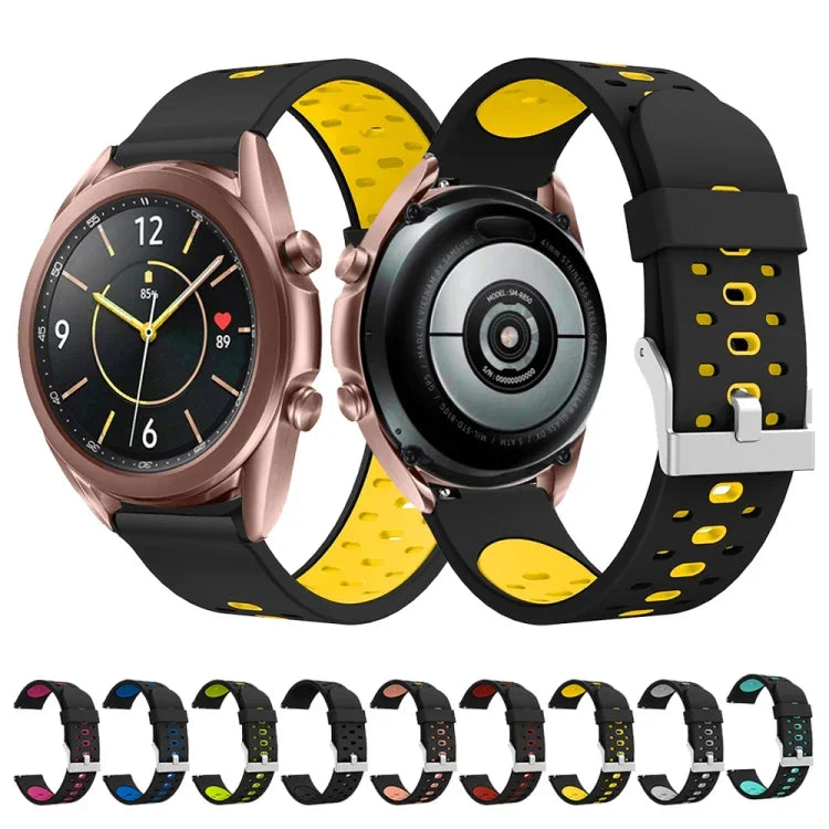 Dây silicone thay thế ba hàng lỗ cho Samsung Galaxy Watch 3 41mm, Dành cho Samsung Galaxy Watch 3 41mm