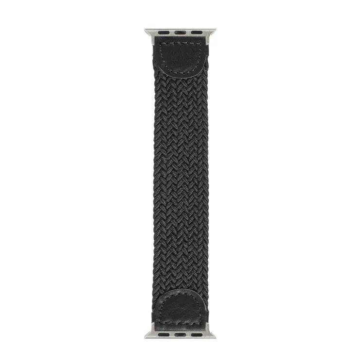 Dây Đeo Đồng Hồ Dệt Nylon + Da Cho Apple Watch Series 6 & SE & 5 & 4 40mm / 3 & 2 & 1 38mm, S, M, L