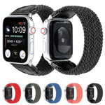 Dây Đeo Đồng Hồ Dệt Nylon + Da Cho Apple Watch Series 6 & SE & 5 & 4 40mm / 3 & 2 & 1 38mm, S, M, L