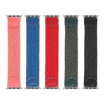 Dây Đeo Đồng Hồ Dệt Nylon + Da Cho Apple Watch Series 6 & SE & 5 & 4 44mm / 3 & 2 & 1 42mm, S, M, L
