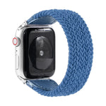 Dây Đeo Đồng Hồ Dệt Nylon + Da Cho Apple Watch Series 6 & SE & 5 & 4 44mm / 3 & 2 & 1 42mm, S, M, L