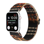 Dây đồng hồ khóa kiểu dân tộc cho Apple Watch Series 6 & SE & 5 & 4 40mm / 3 & 2 & 1 38mm, cho Apple Watch Series 7 41mm / 6 & SE & 5 & 4 40mm / 3 & 2 & 1 38mm