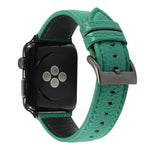 Dây đồng hồ da thật họa tiết vân vải Litchi cho Apple Watch Series 6 & SE & 5 & 4 40mm / 3 & 2 & 1 38mm, cho Apple Watch Series 7 41mm / 6 & SE & 5 & 4 40mm / 3 & 2 & 1 38mm