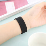 Dây đồng hồ silicone họa tiết dệt một vòng cho Apple Watch Series 6 & SE & 5 & 4 40mm / 3 & 2 & 1 38mm, S, M, L