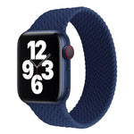 Dây đồng hồ silicone họa tiết dệt một vòng cho Apple Watch Series 6 & SE & 5 & 4 40mm / 3 & 2 & 1 38mm, S, M, L