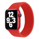 Dây đồng hồ silicone họa tiết dệt một vòng cho Apple Watch Series 6 & SE & 5 & 4 40mm / 3 & 2 & 1 38mm, S, M, L