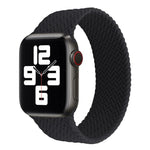 Dây đồng hồ silicone họa tiết dệt một vòng cho Apple Watch Series 6 & SE & 5 & 4 44mm / 3 & 2 & 1 42mm, S, M, L