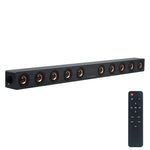 Loa Bluetooth gỗ siêu trầm D90 4.2 có điều khiển từ xa, hỗ trợ thẻ TF, AUX 3.5mm, cáp đồng trục, cáp quang và ổ U, siêu trầm D90+