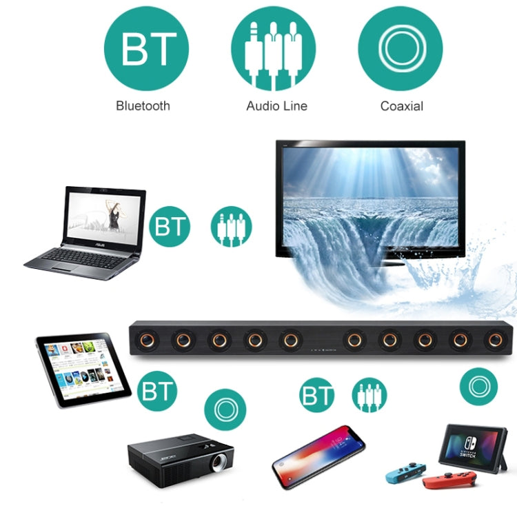 Loa Bluetooth gỗ siêu trầm D90 4.2 có điều khiển từ xa, hỗ trợ thẻ TF, AUX 3.5mm, cáp đồng trục, cáp quang và ổ U, siêu trầm D90+