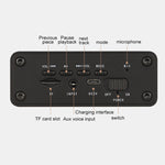 Loa Bluetooth gỗ siêu trầm M5 4.2, hỗ trợ thẻ TF, AUX 3.5mm và FM