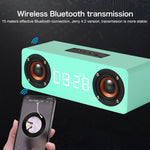 Loa Bluetooth gỗ siêu trầm M5 4.2, hỗ trợ thẻ TF, AUX 3.5mm và FM