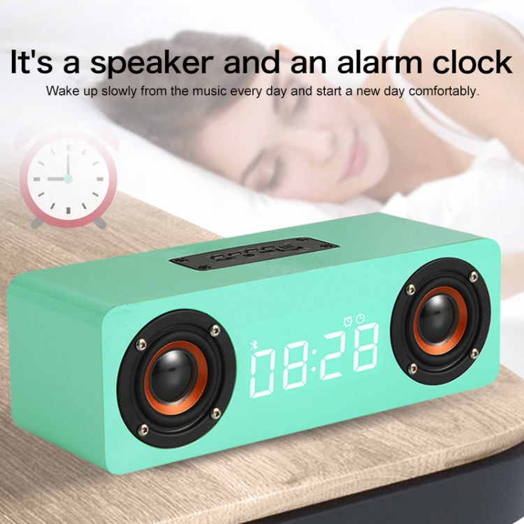 Loa Bluetooth gỗ siêu trầm M5 4.2, hỗ trợ thẻ TF, AUX 3.5mm và FM