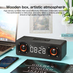 Loa Bluetooth gỗ siêu trầm M5 4.2, hỗ trợ thẻ TF, AUX 3.5mm và FM