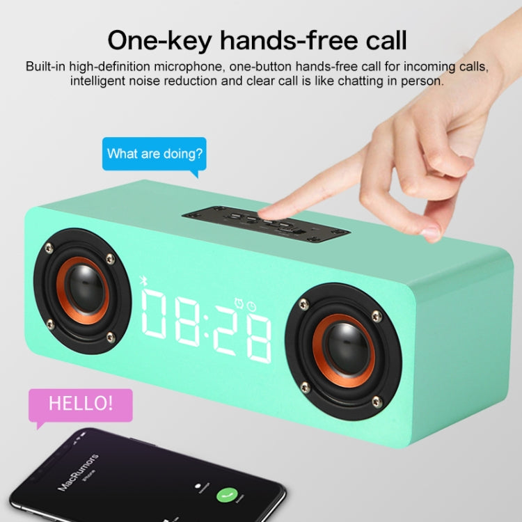 Loa Bluetooth gỗ siêu trầm M5 4.2, hỗ trợ thẻ TF, AUX 3.5mm và FM