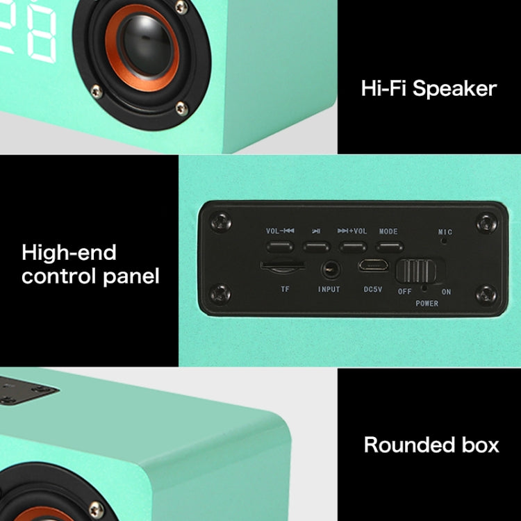 Loa Bluetooth gỗ siêu trầm M5 4.2, hỗ trợ thẻ TF, AUX 3.5mm và FM