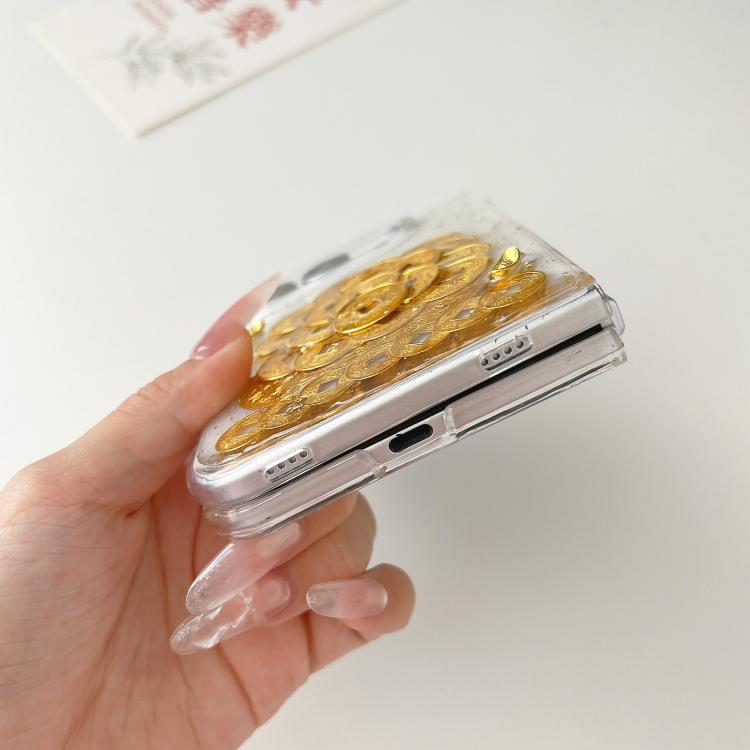 Epoxy Acrylic PC Folding Phone Case, For iPhone Duo