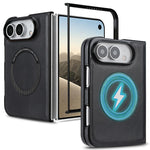 Folding Magnetic PU Phone Case, For iPhone Duo