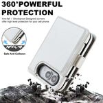 Solid Color Multifunctional Folding Leather Phone Case, For iPhone  Duo
