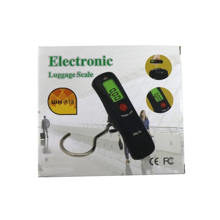 Cân hành lý điện tử móc MH-A18 kỹ thuật số tải trọng cao di động (10g~50kg), Không bao gồm pin, 10g x 50kg