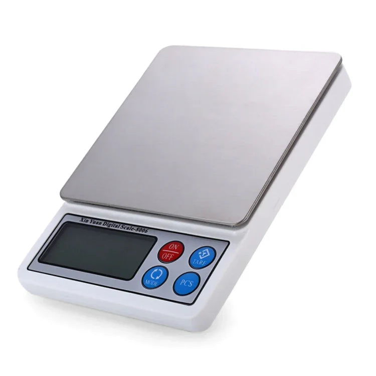 Cân điện tử độ chính xác cao MH-8006 màn hình 2.2 inch (0.1g~3000g), Không bao gồm pin, 3000g/0.01g