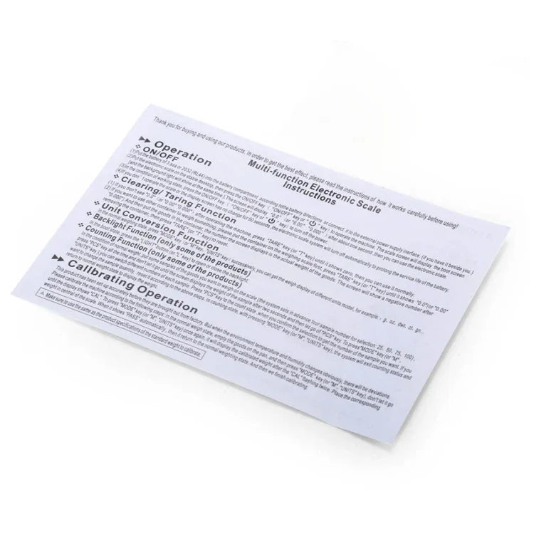 Cân điện tử độ chính xác cao MH-8006 màn hình 2.2 inch (0.1g~3000g), Không bao gồm pin, 3000g/0.01g