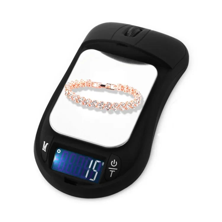 Cân trang sức điện tử kim cương chính xác cao hình chuột (0,01g~200g), không bao gồm pin, Chuột 200g