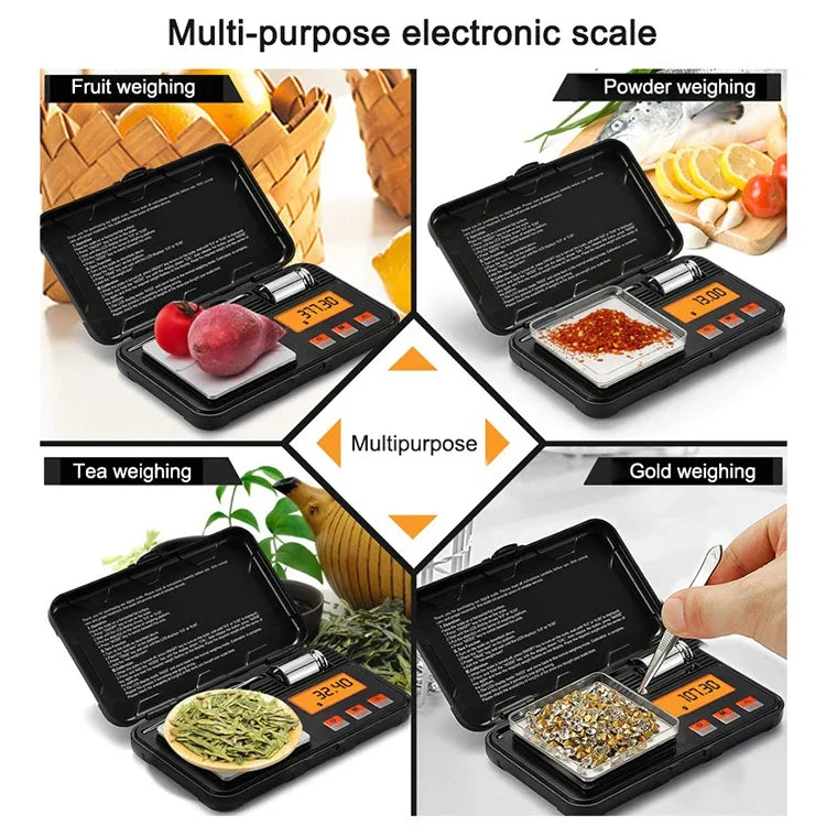 Cân trang sức điện tử chính xác cao di động 200g/0,01g cân điện tử mini cân carat chính xác, 200g/0,01g