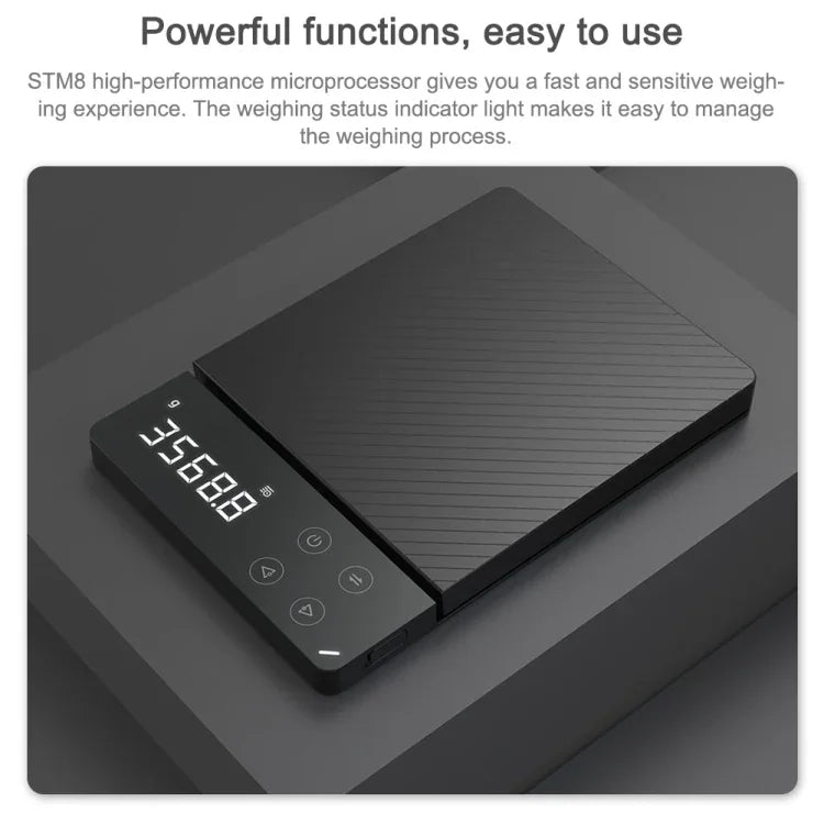 Cân điện tử LCD nhà bếp Xiaomi Youpin DUKA ES1 chính hãng 3KG chính xác cao