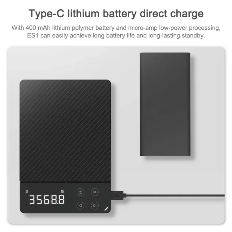 Cân điện tử LCD nhà bếp Xiaomi Youpin DUKA ES1 chính hãng 8KG chính xác cao