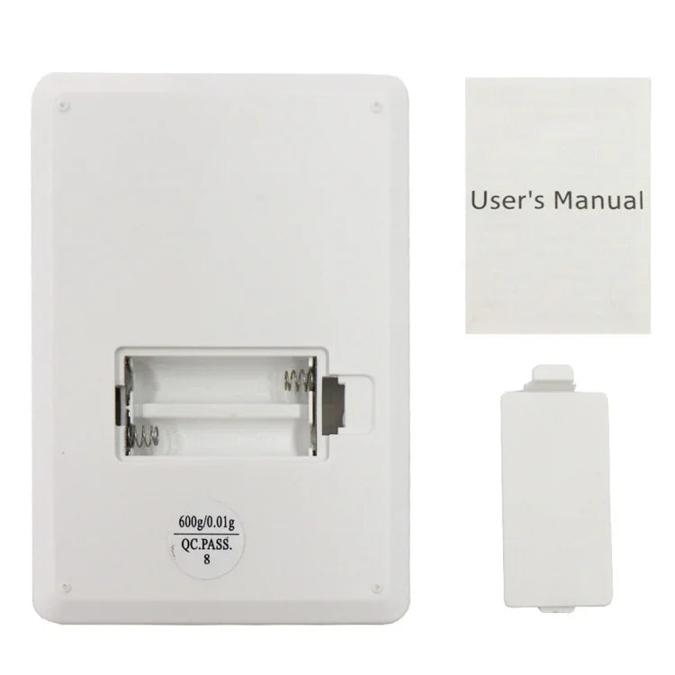 Cân trang sức kỹ thuật số chuyên nghiệp di động XY-8006 600g x 0,01g màn hình LCD 2,2 inch, XY-8006 600g x 0,01g