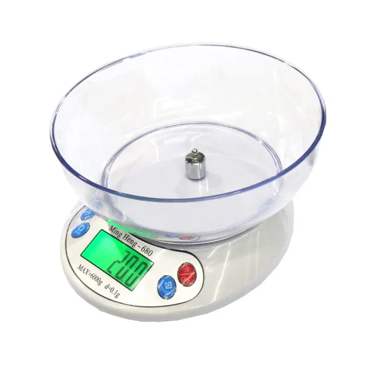 Cân điện tử nhà bếp MH-680 6000g x 0,1g màn hình LCD 2,2 inch, MH-680 6kg x 0,1g