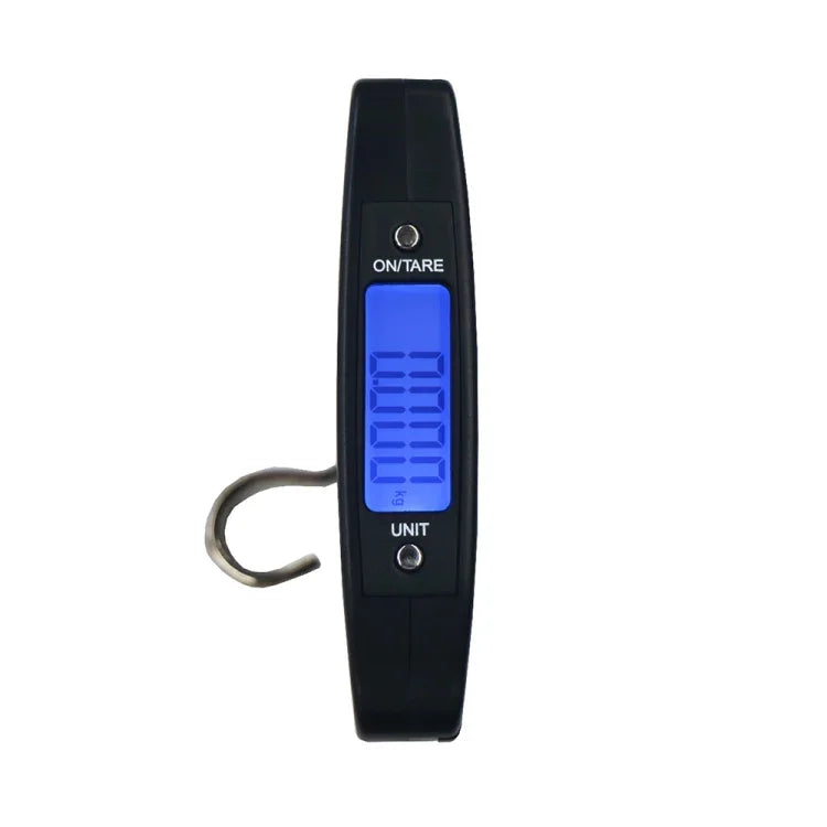 Cân móc hành lý kỹ thuật số cầm tay A09 50kg x 10g màn hình LCD 1,7 inch, cân móc