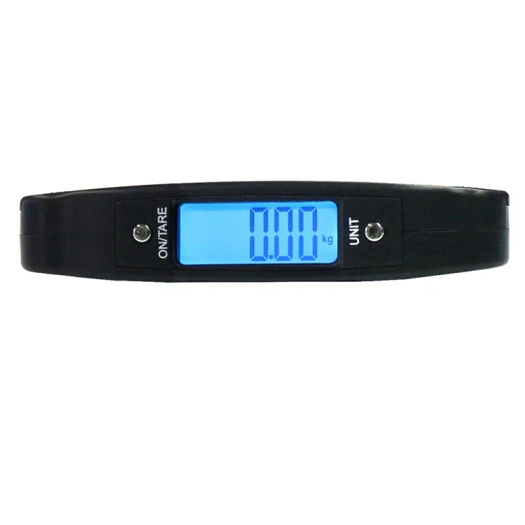 Cân dây đeo hành lý điện tử kỹ thuật số cầm tay A09 50kg x 10g màn hình LCD 1,7 inch, cân dây đeo