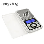 MH-100 Cân điện tử mini cầm tay độ chính xác cao 500g x 0.1g với màn hình LCD 1.6 inch, cân điện thoại di động, 500g/0.1g