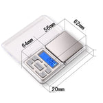 MH-100 Cân điện tử mini cầm tay độ chính xác cao 500g x 0.1g với màn hình LCD 1.6 inch, cân điện thoại di động, 500g/0.1g