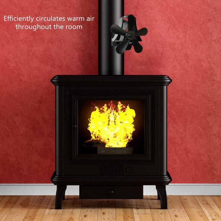 YL-106 Quạt lò sưởi chạy bằng nhiệt nhôm 5 cánh chịu nhiệt cao, YL-106 (Bạc), YL-106 (Trắng), YL-106 (Đen), YL-106 (Đồng), YL-106 (Xám), YL-106 (Vàng), YL-106 (Đỏ hồng)