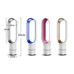 Quạt để bàn điều khiển từ xa không lá 16 inch gia đình, không ồn, đầu lắc