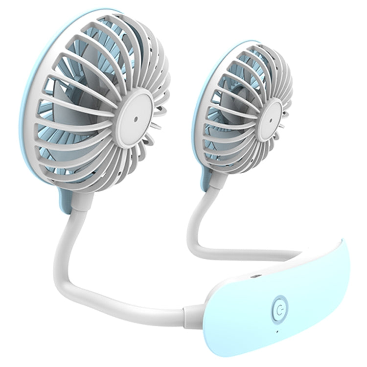 Quạt mini đeo cổ ngoài trời F6 sạc USB quạt nhỏ tiện lợi
