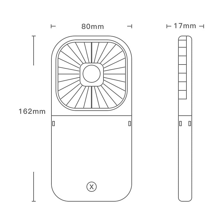 Quạt cầm tay mạ điện F20 quạt để bàn gập USB không ồn đeo cổ, F20 (Hồng), F20 (Xanh lá), F20 (Xanh dương), F20 (Trắng)