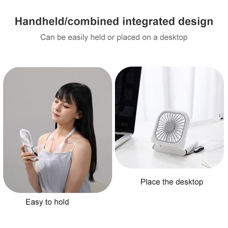 Quạt cầm tay mạ điện F20 quạt để bàn gập USB không ồn đeo cổ, F20 (Hồng), F20 (Xanh lá), F20 (Xanh dương), F20 (Trắng)