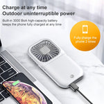 Quạt cầm tay mạ điện F20 quạt để bàn gập USB không ồn đeo cổ, F20 (Hồng), F20 (Xanh lá), F20 (Xanh dương), F20 (Trắng)