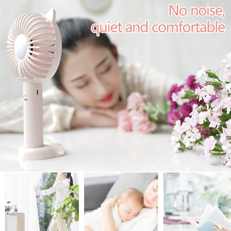 Quạt điện để bàn cầm tay đa chức năng N10, có điều khiển 3 tốc độ