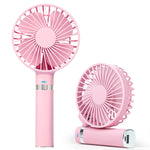 Quạt điện cầm tay gập gọn S2, có điều khiển 3 tốc độ & đèn ngủ