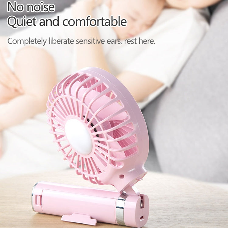 Quạt điện cầm tay gập gọn S2, có điều khiển 3 tốc độ & đèn ngủ