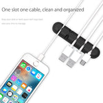 Bộ quản lý cáp để bàn ORICO CBS5 chất liệu silicone, kích thước: 9.6*2*1.2cm
